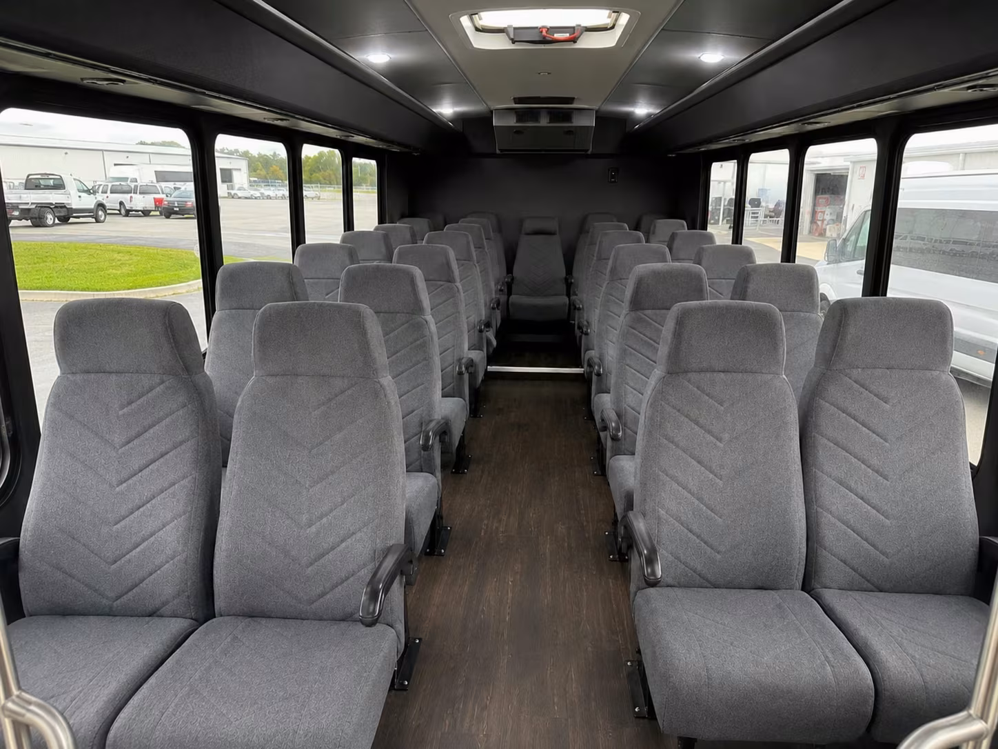 15 passenger minibus inside