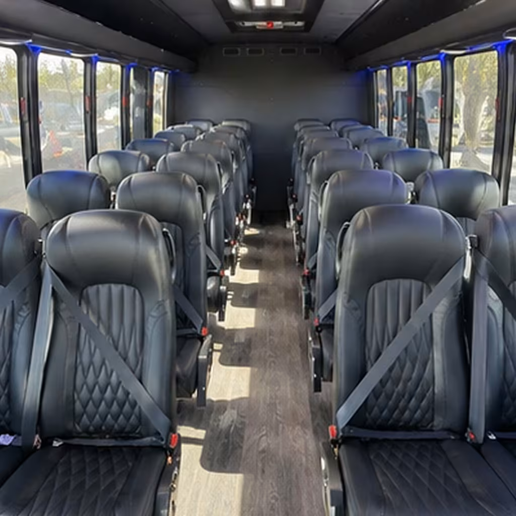 25 passenger minibus interior