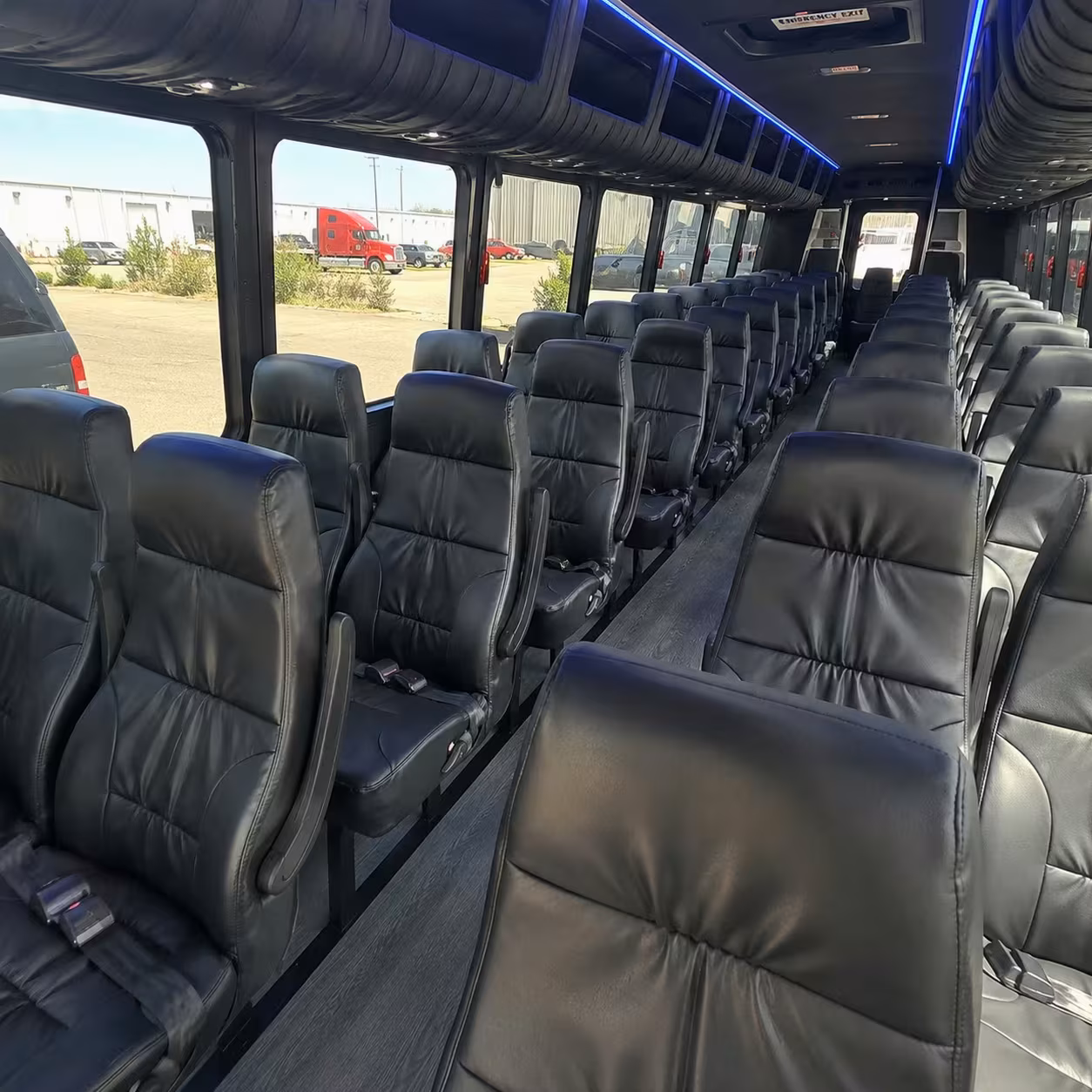 30 passenger minibus inside