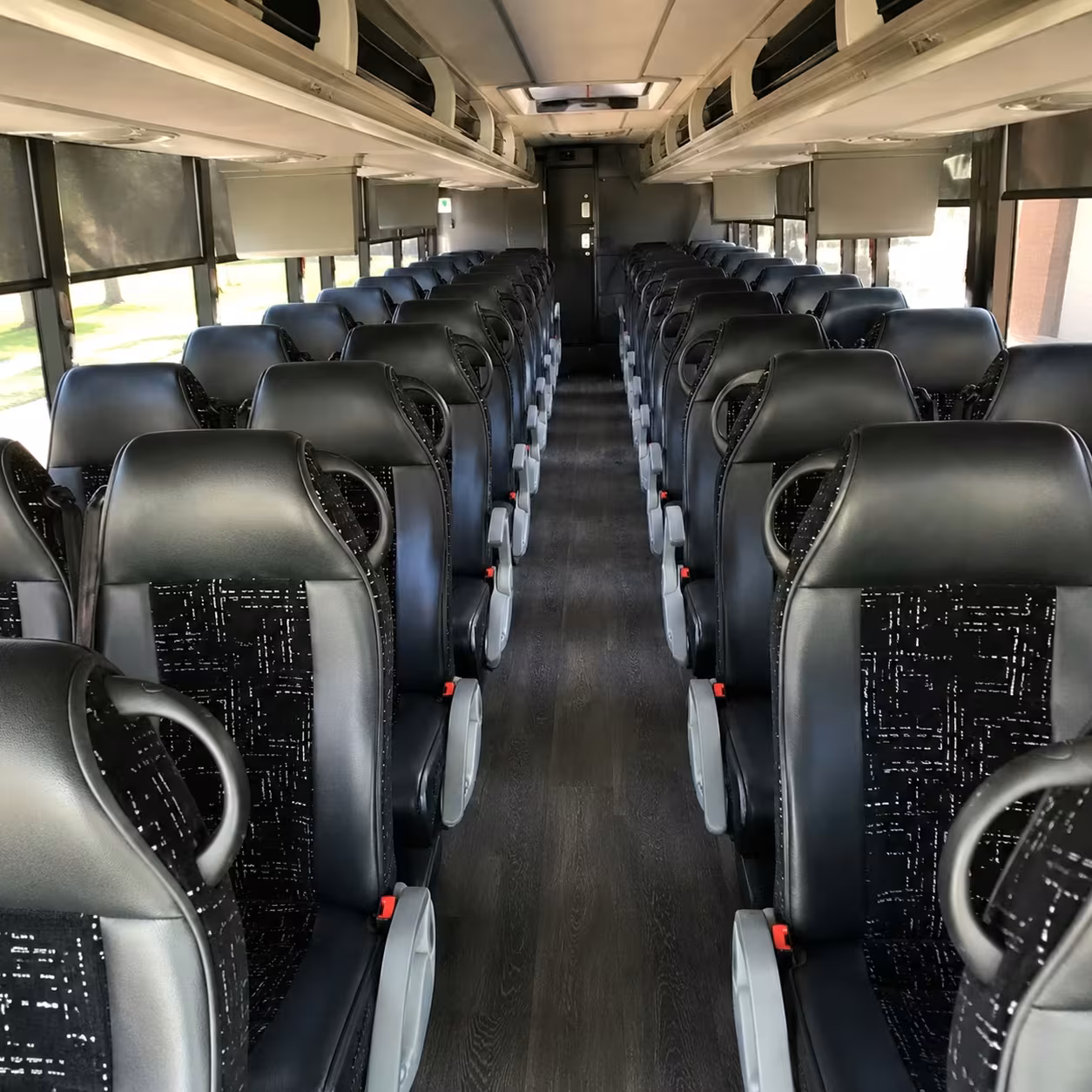 woodbury charter bus interior